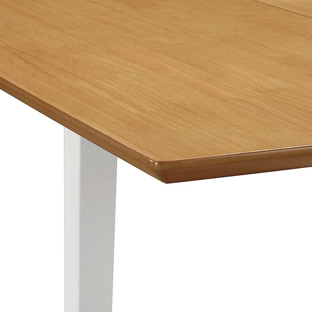 ESSTISCH Ausziehbar Weiss (80-120)X80/74 Cm Mdf - Weiß, Holzwerkstoff (120/80/74cm) - vidaXL