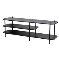 TV-SCHRANK Rechteckig Schwarz 140 x 40 x 49 (cm) - Schwarz, Metall (140/49/40cm) - Nordlys
