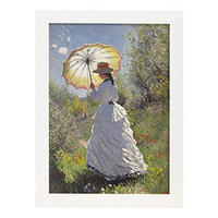 POSTER Claude Monet A3 Weißer Rahmen - Weiß, Papier (29.7/5/42cm) - Nacnic