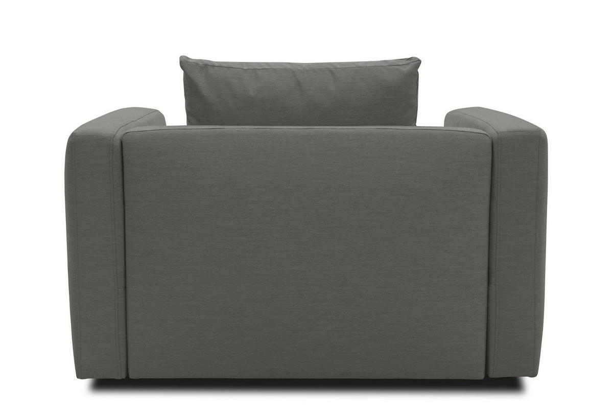 GARTENLOUNGE-RELAXSESSEL Bozhana mit Outdoorbezug in anthrazit - Anthrazit, Kunststoff (116/67/96cm) - 58aufmkessel