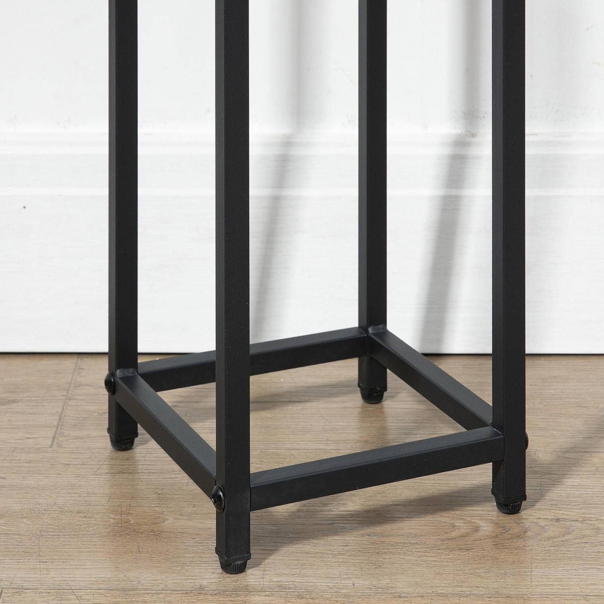 PFLANZENSTÄNDER DE-05362 3er-Set, stapelbar, Stahl Braun/Schwarz - Schwarz/Braun, Metall (21/21/90cm) - ComfortXL