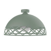 DECKENLEUCHTE - Grün, Metall (20/40/20cm) - Lumicom