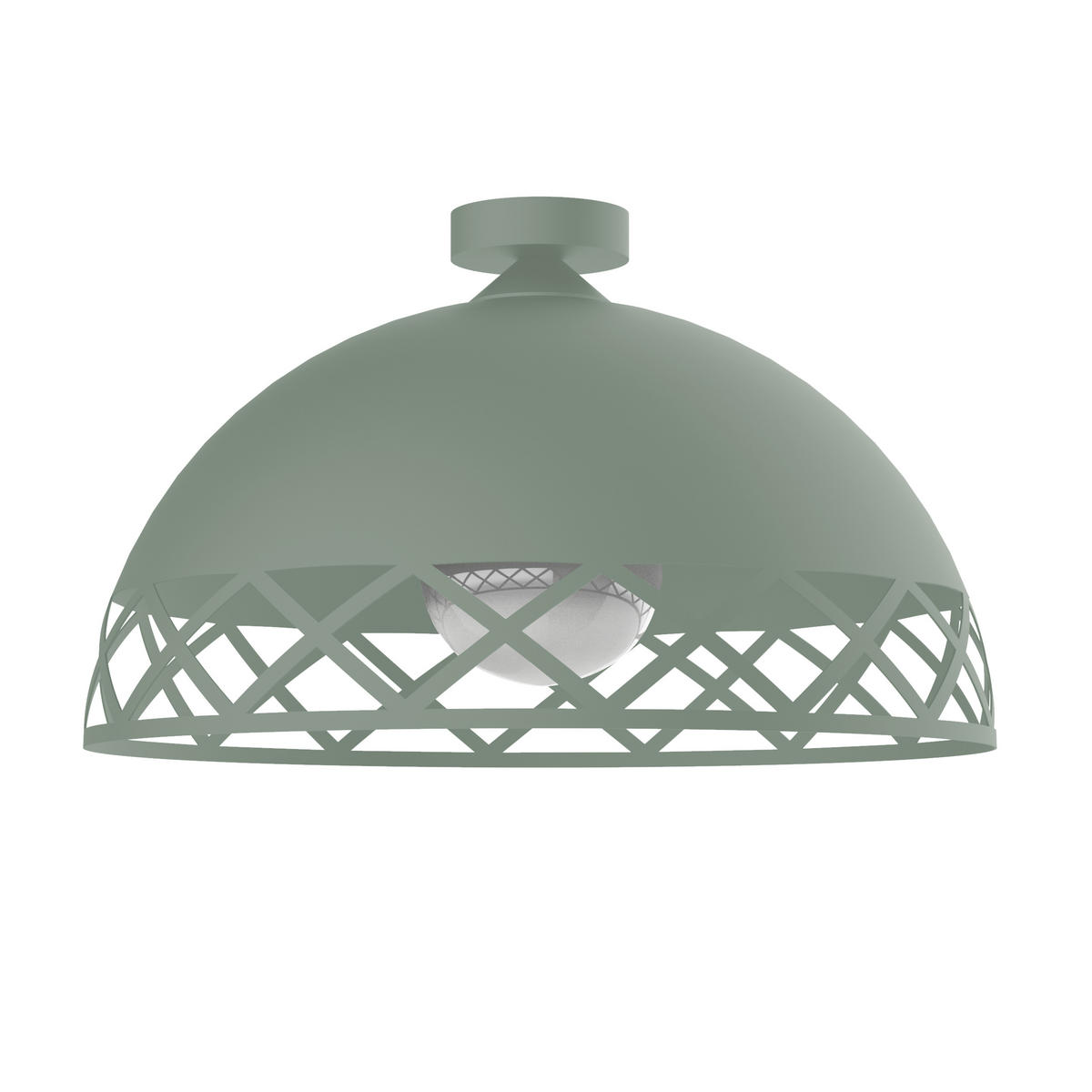 DECKENLEUCHTE - Grün, Metall (20/40/20cm) - Lumicom