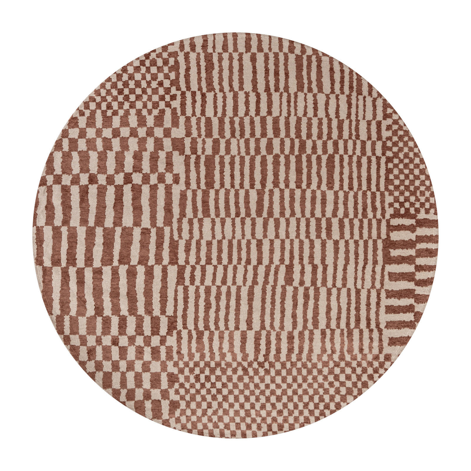 TEPPICH Ksar Berber 240/240 cm - Rot, Textil (240/240cm) - Louis De Poortere