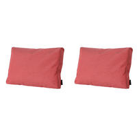 RÜCKENKISSEN Manchester 40/60 cm 2-teilig - Rot, Textil (60/8/40cm) - Madison