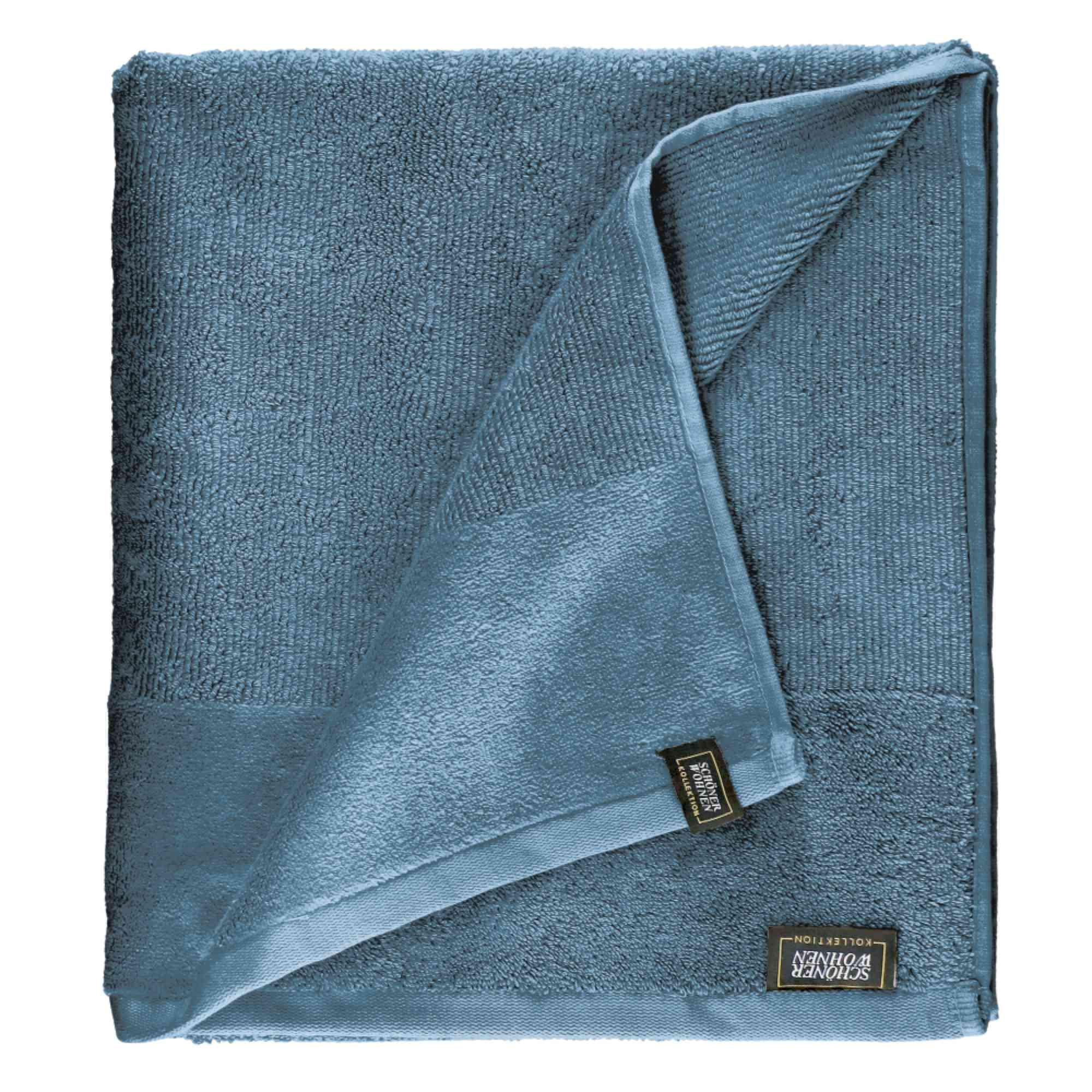 BADETUCH SENSE-2 - Blau, Textil (100/150cm) - Schöner Wohnen