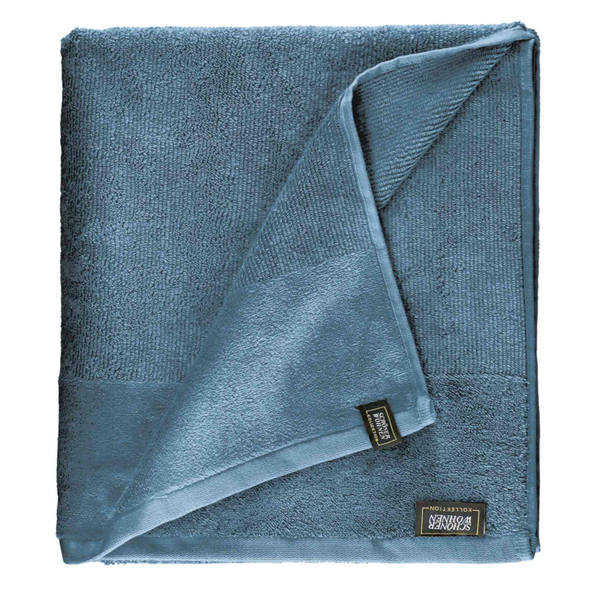 BADETUCH SENSE-2 - Blau, Textil (100/150cm) - Schöner Wohnen