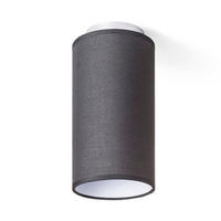 DECKENLEUCHTE TACO Schwarz Chrom 15 W - Schwarz, Metall (14/14/27.2cm) - Rendl