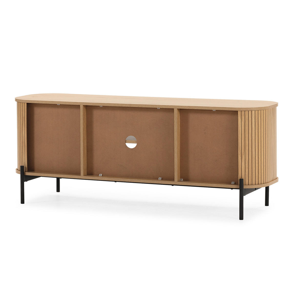 TV-ELEMENT Mónaco 2 türen Eiche-Optik - Honigeiche, Holzwerkstoff (140/55/40cm) - VS Venta-stock