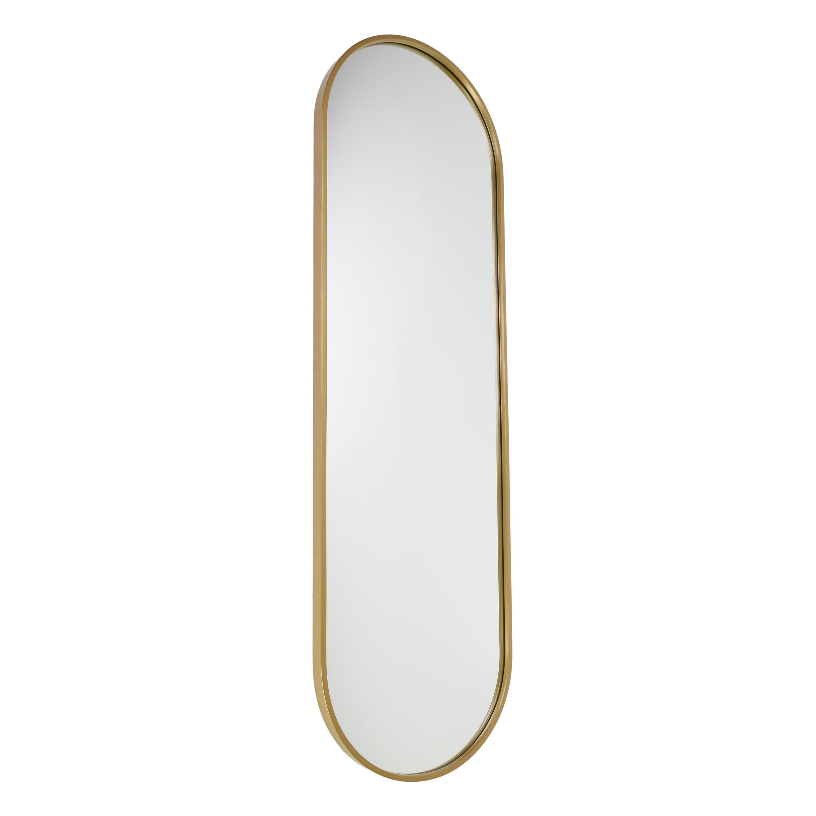 WANDSPIEGEL Boston Gold - Goldfarben, Metall (40/130/4cm) - Fragix