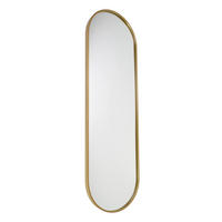 WANDSPIEGEL Boston Gold - Goldfarben, Metall (40/130/4cm) - Fragix