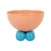 SCHALE Double Funky 13/13/11 cm - Orange, Kunststoff (13/11cm) - Present Time