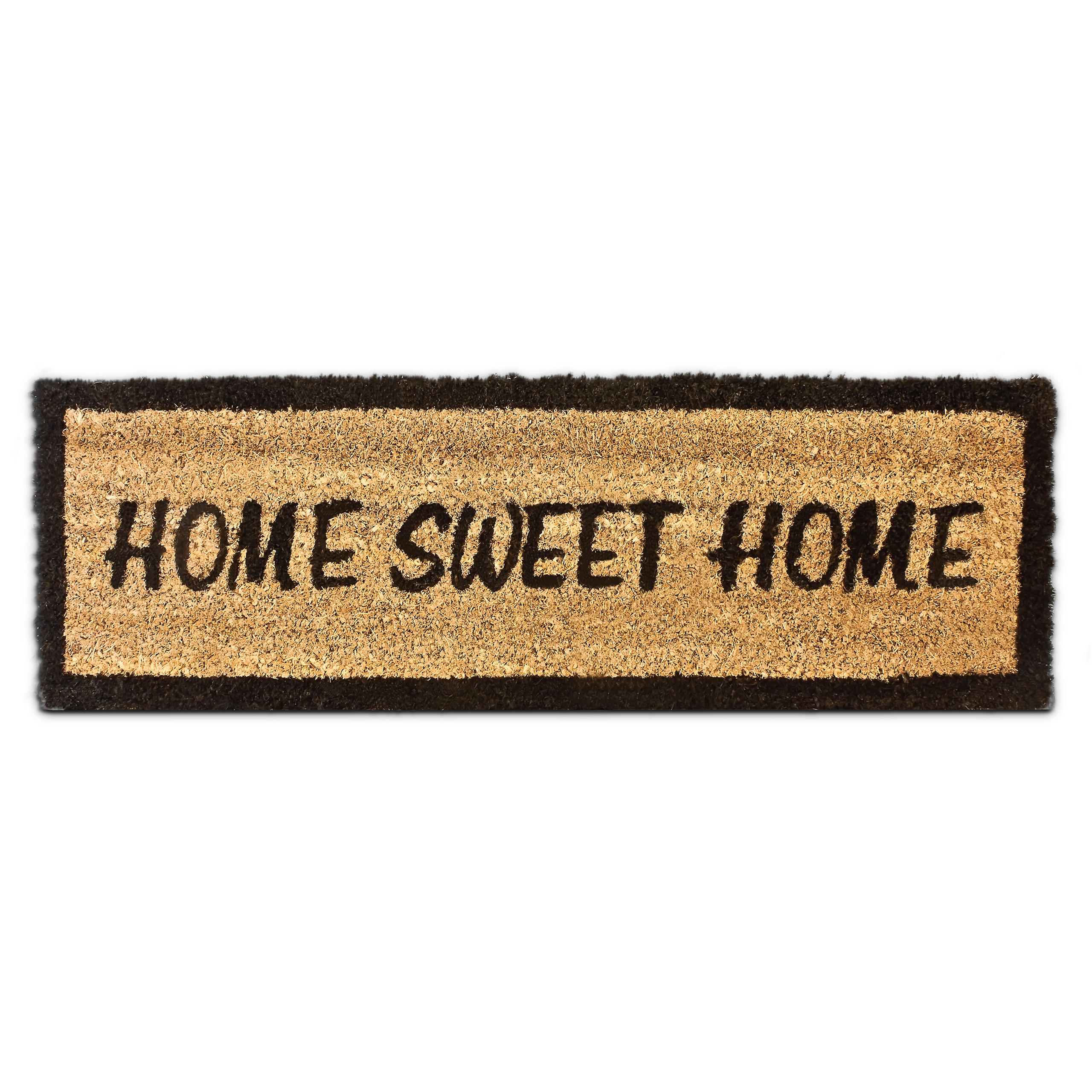 Relaxdays ROHOŽKA Přírodní kokos nápis Home Sweet Home 75x25 cm