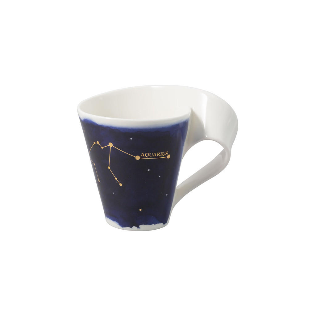 TASSE WASSERMANN NewWave Stars weiß-blau 300 ml - Blau/Weiß, Keramik (0.3L) - Villeroy & Boch