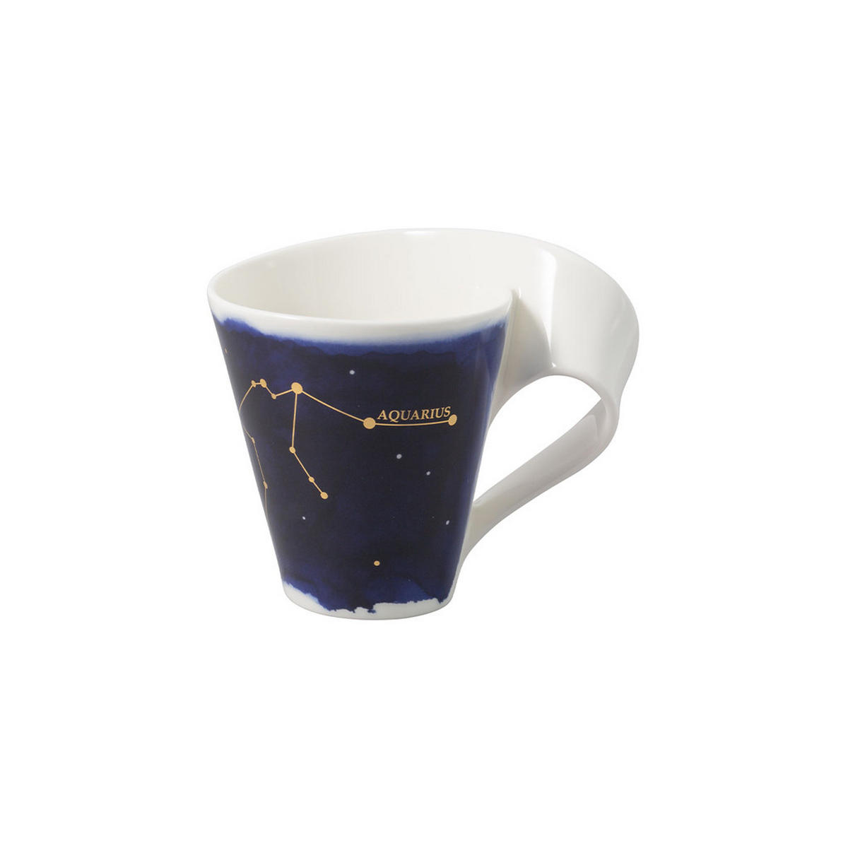 TASSE WASSERMANN NewWave Stars weiß-blau 300 ml - Blau/Weiß, Keramik (0.3L) - Villeroy & Boch