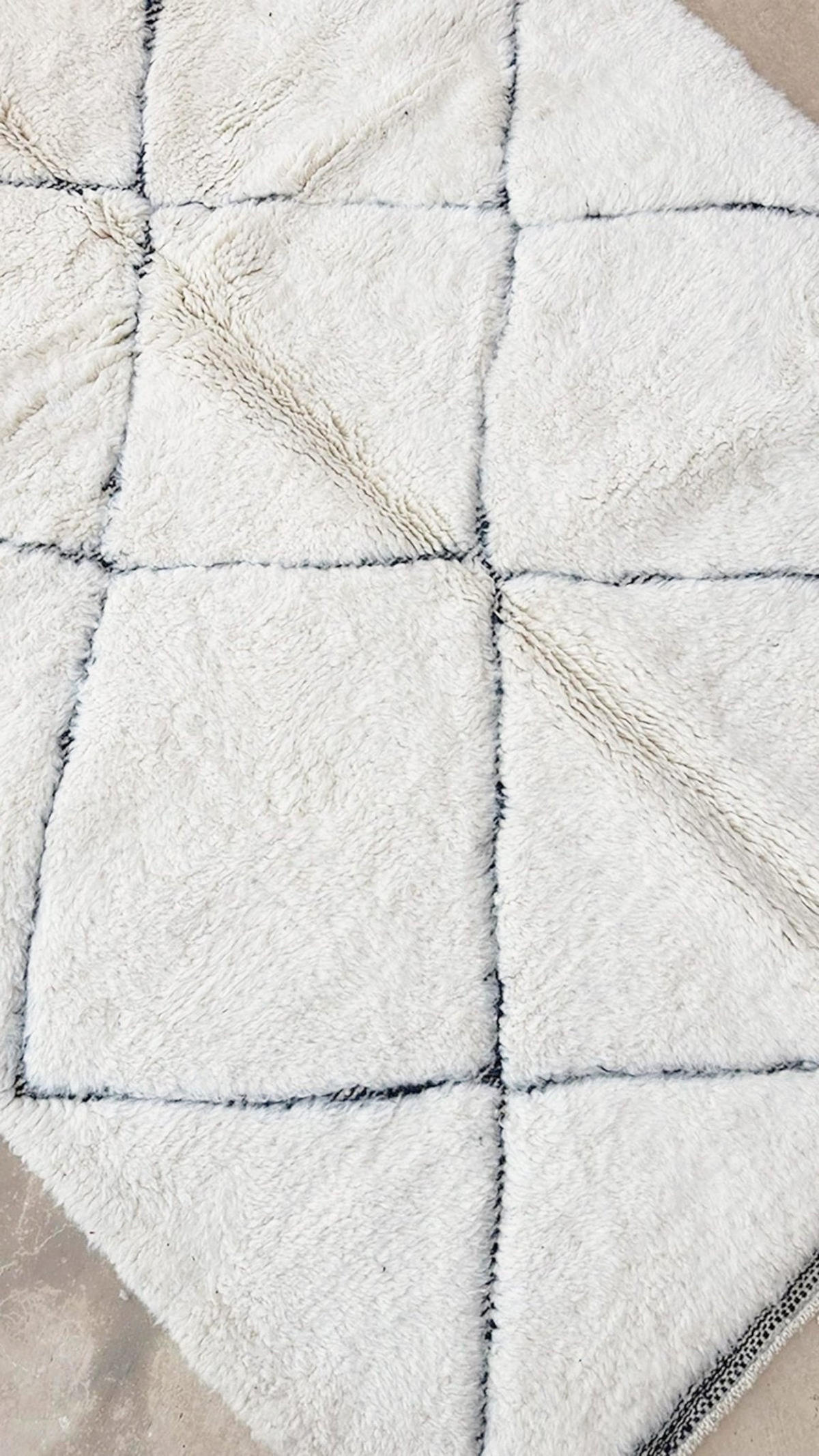 BERBERTEPPICH aus reiner Wolle 149x 250 cm - Beige, Naturmaterialien (149/250cm) - AFK Living