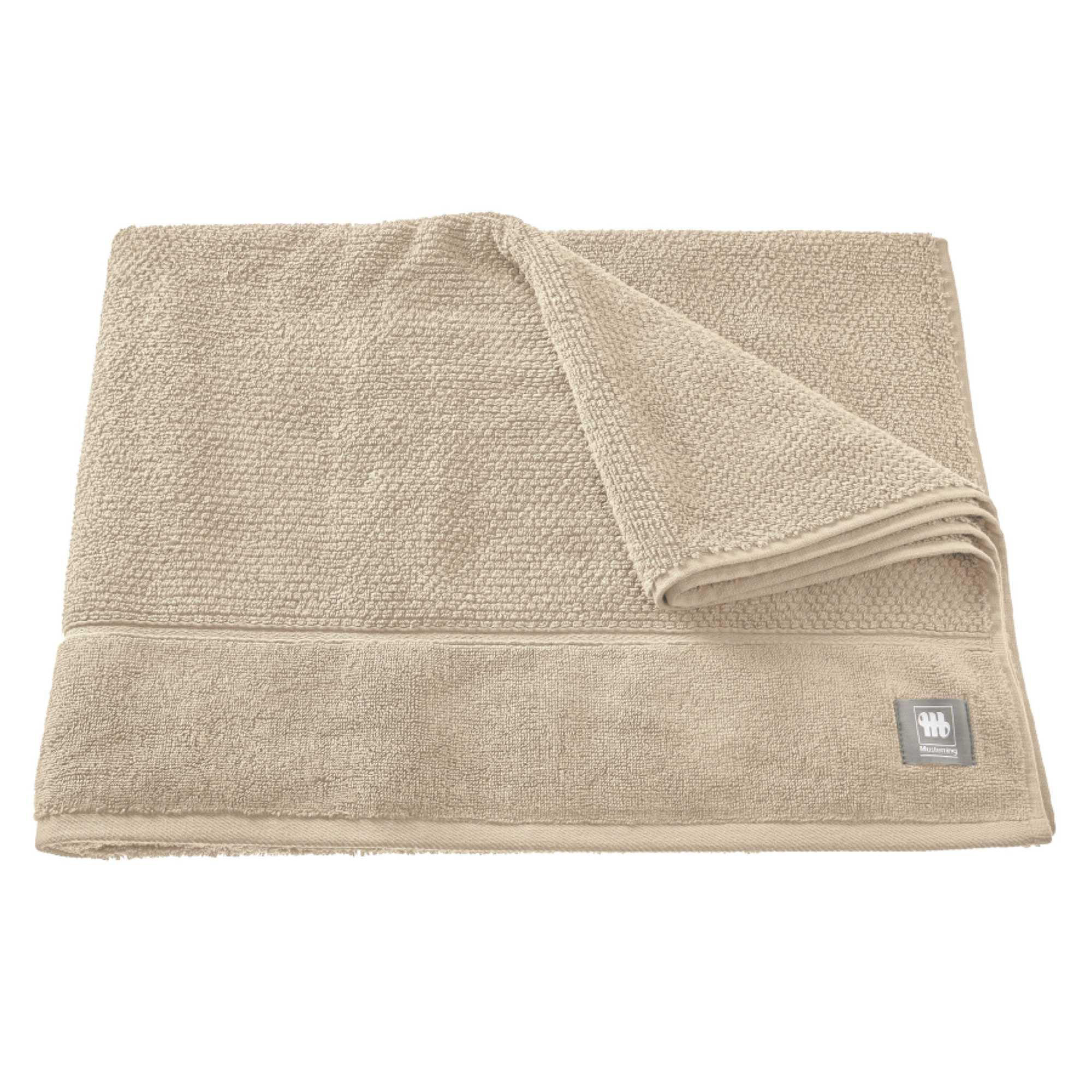 DUSCHTUCH SOLID - Beige, Textil (100/150cm) - Musterring