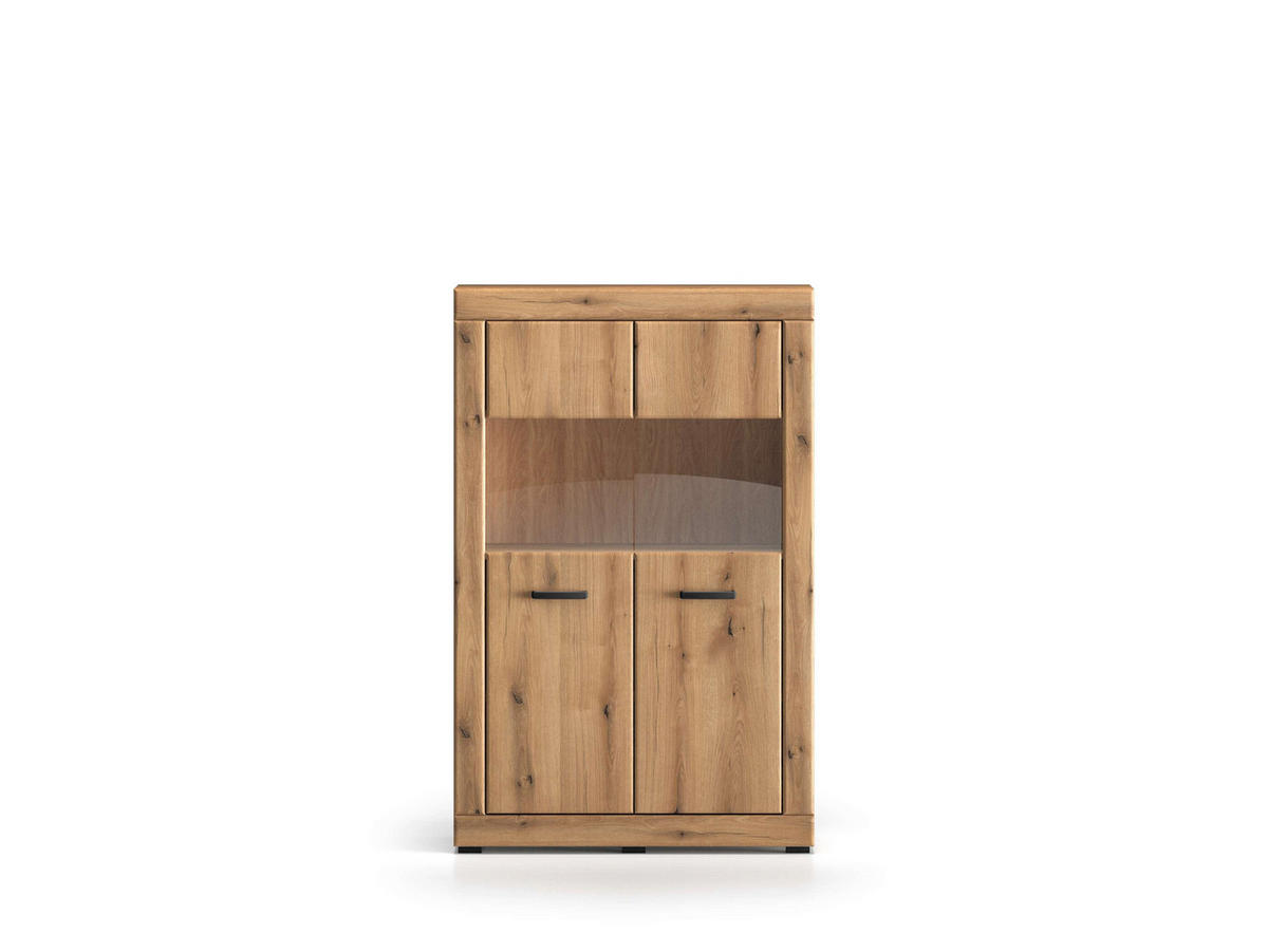 WOHNZIMMER Set 3-tlg. – Dora – Eichefarben - Eichefarben, Holzwerkstoff (92/144/40cm) - hi-markt