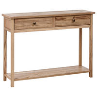 KONSOLENTISCH Sassafrasholz Braun Salton - Braun, Holz (100/74/31cm) - Beliani