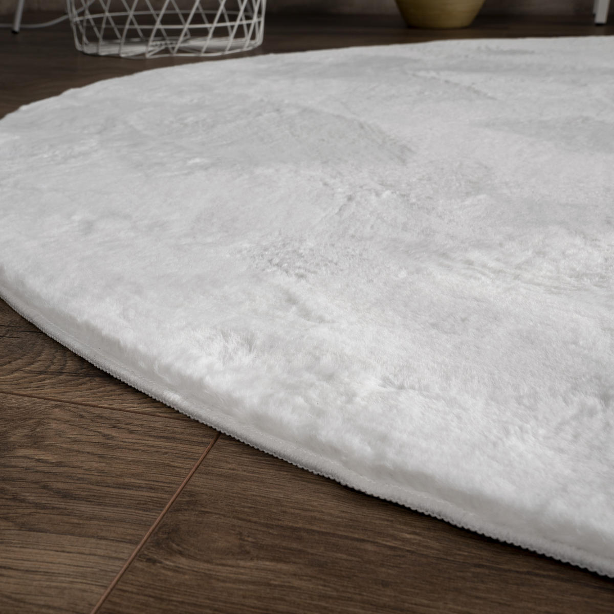 HOCHFLORTEPPICH 200/200 cm Soft 380 - Weiß, Textil (200/200cm) - Paco Home