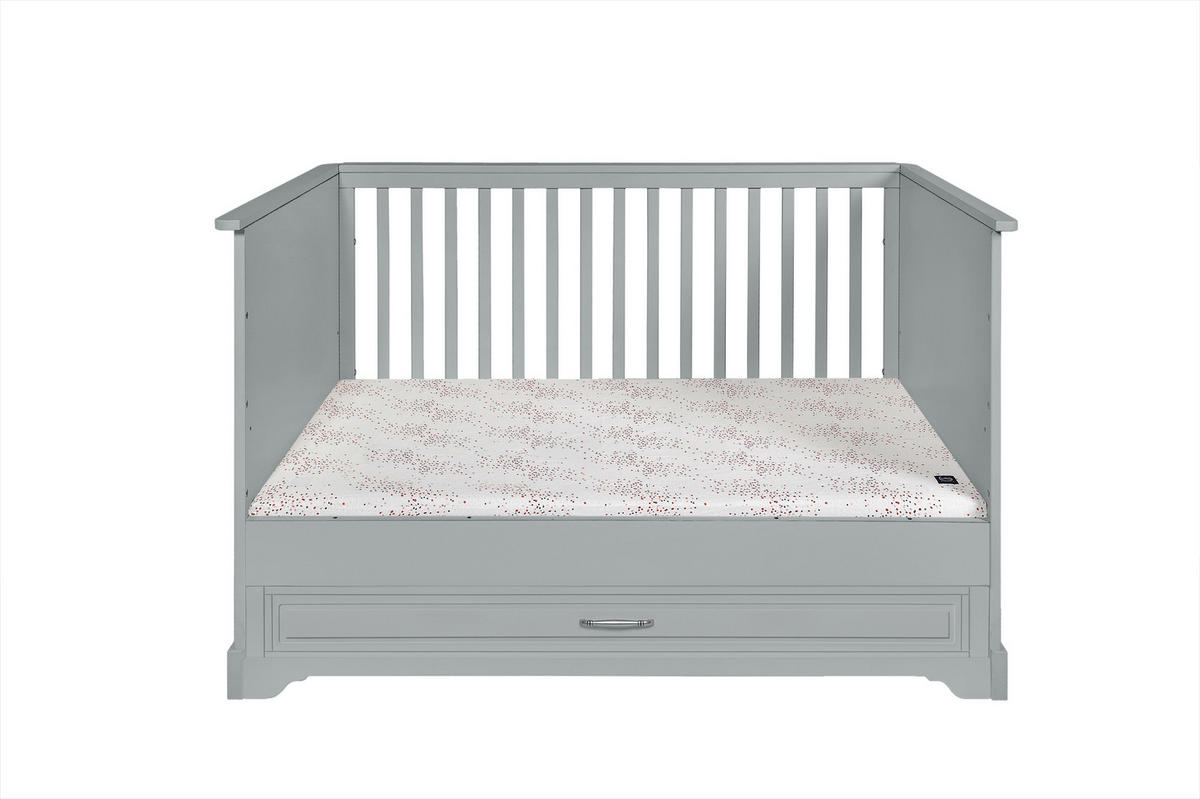 GITTERBETT Melody 140/70 - Grau, Holzwerkstoff (70/140cm) - RAUMHIRSCH FURNITURE