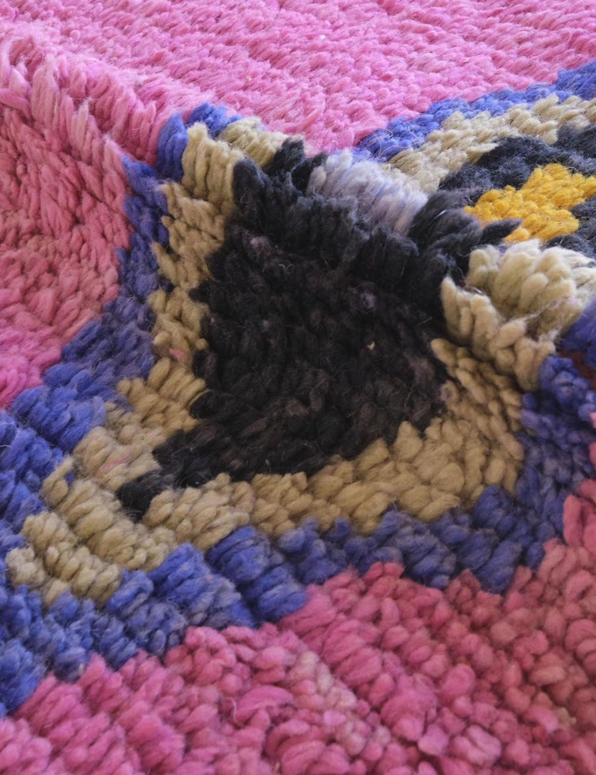 BERBERTEPPICH aus reiner Wolle 196x 312 cm - Pink, Naturmaterialien (196/312cm) - AFK Living