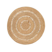 FLACHGEWEBETEPPICH 100/100 cm Goa Sun - Naturfarben, Naturmaterialien (100/100cm) - Steffensmeier