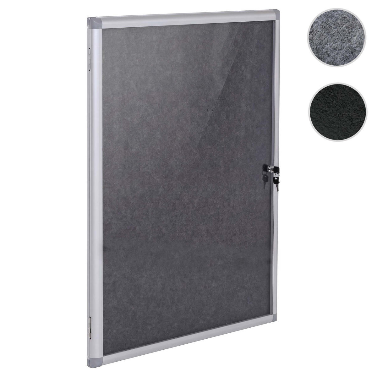 SCHAUKASTEN Schwarz - Schwarz, Metall (68/95/7cm) - MCW