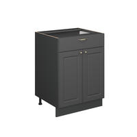 SPODNÍ SKŘÍŇKA KUCHYŇSKÉ LINKY Fame-Line Anthrazit-Gold Landhaus - antracitová, kompozitní dřevo (60/82/51.6cm) - Vicco