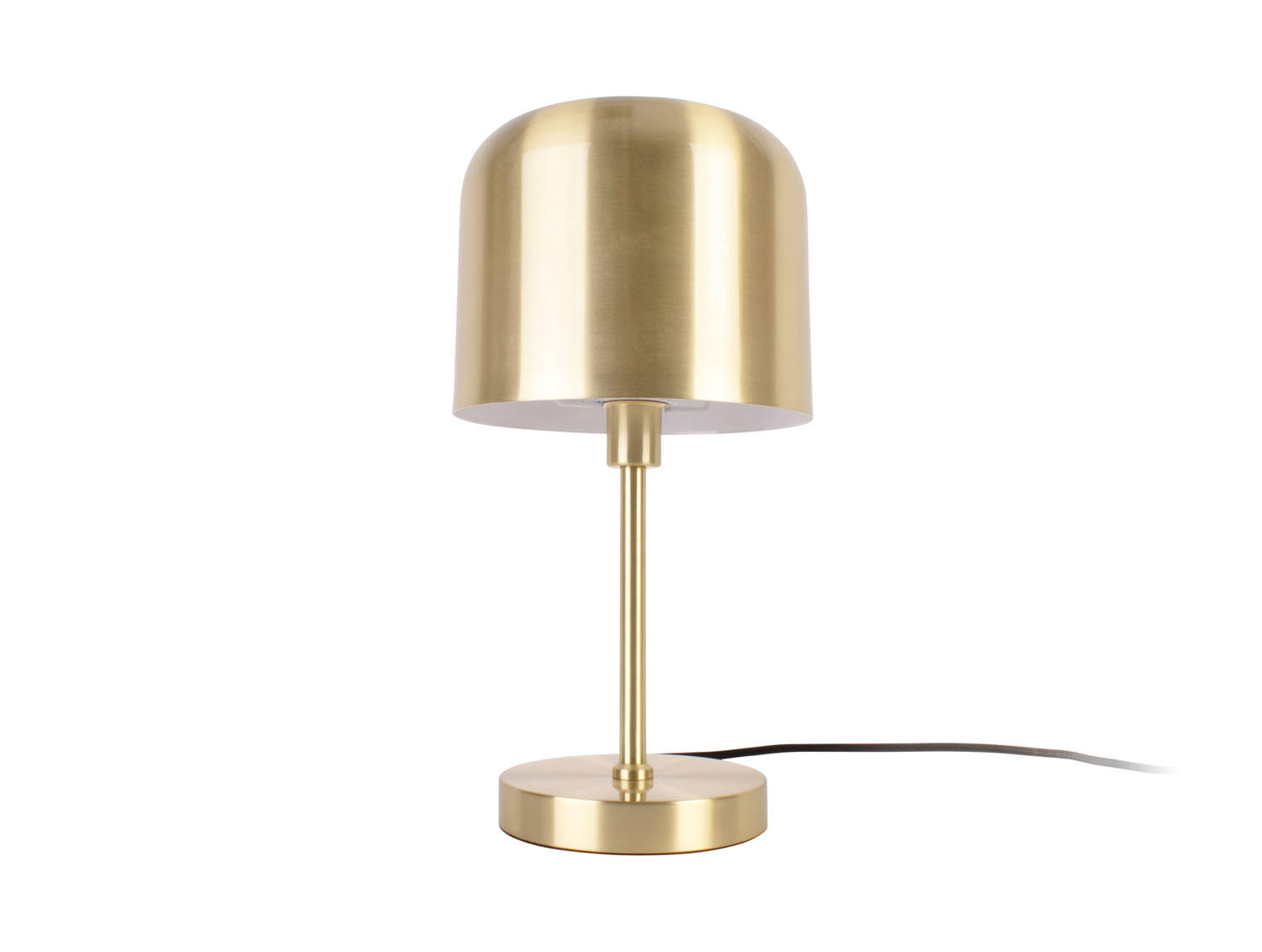 TISCHLAMPE Capa Geborsteld 20/20/39 cm - Goldfarben, Metall (20/20/39cm) - Leitmotiv