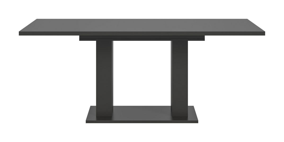 ESSTISCH MOTION (B/H/T: ca. 150/76/90 cm) in grau/grau - Grau, Holzwerkstoff (90/150/76cm)