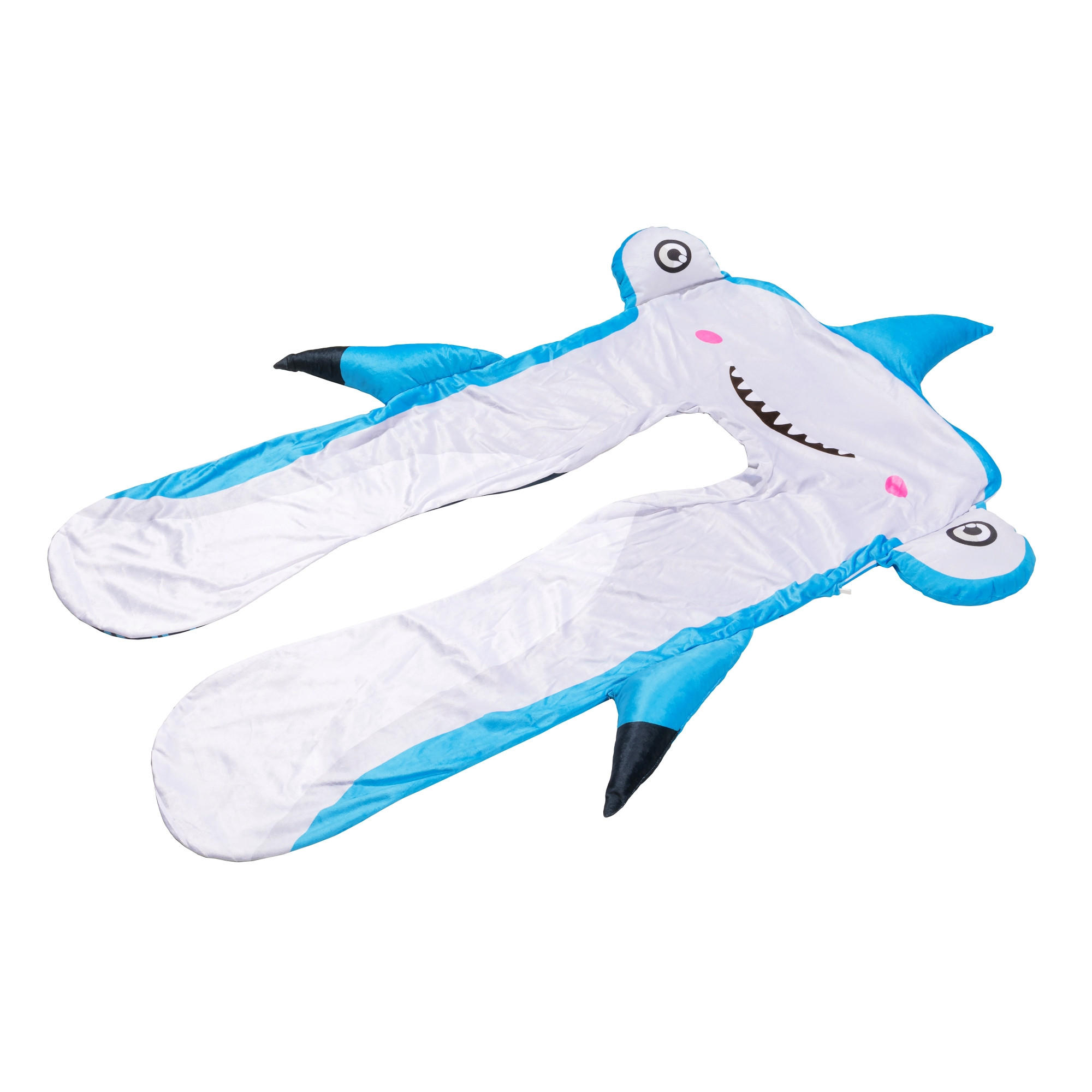 ERSATZBEZUG für KomfortKissen KIDS - Mikroplüsch Hai - Hellblau, Textil (60/120cm) - KomfortKissen