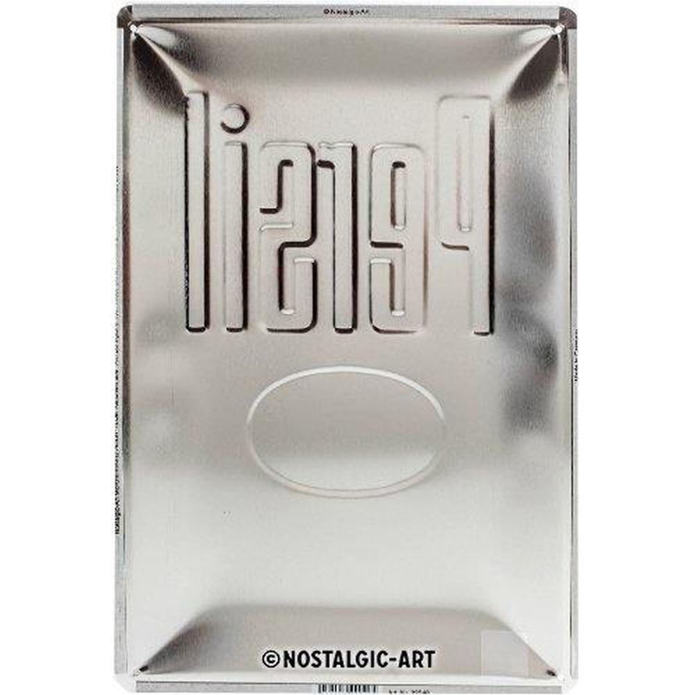BLECHSCHILD 20/30 cm Persil Verpackung - Multicolor, Metall (20/30/0.2cm) - Nostalgic-Art