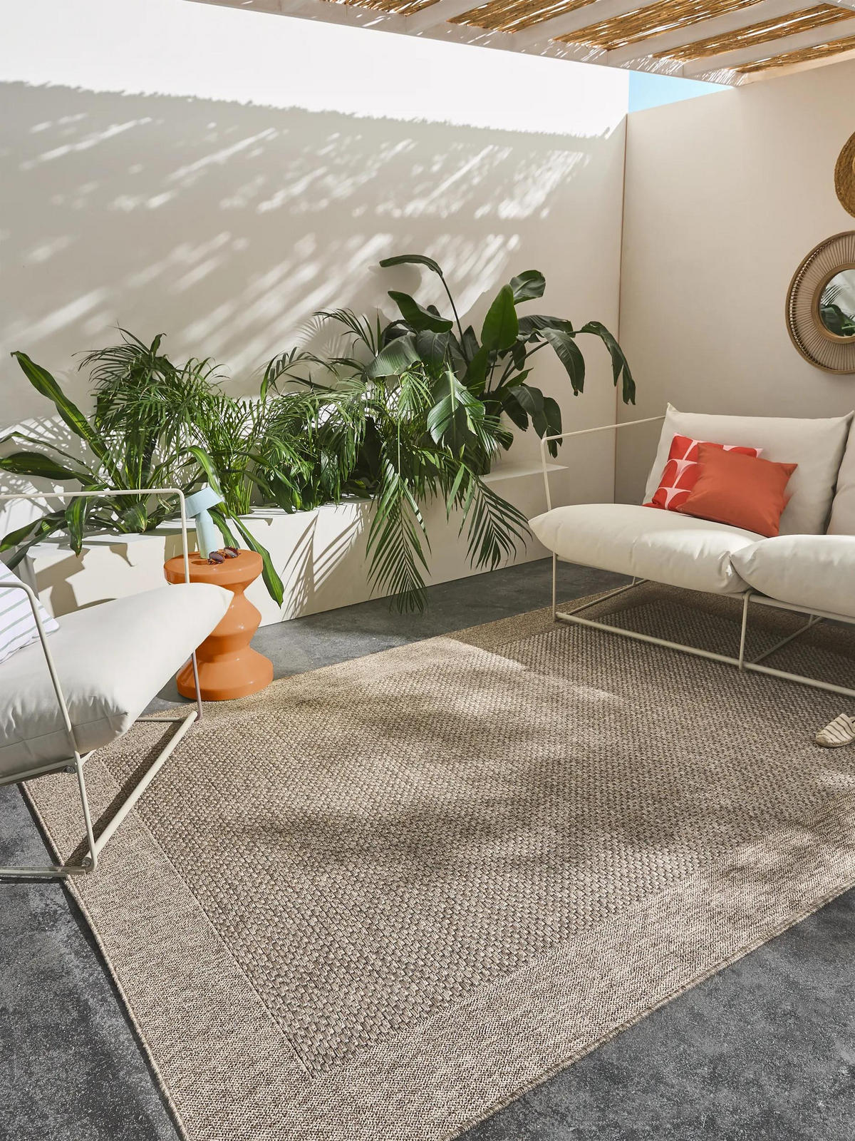 OUTDOORTEPPICH Naoto Beige 160x230 cm - Beige, Textil (160/230cm) - benuta Nest