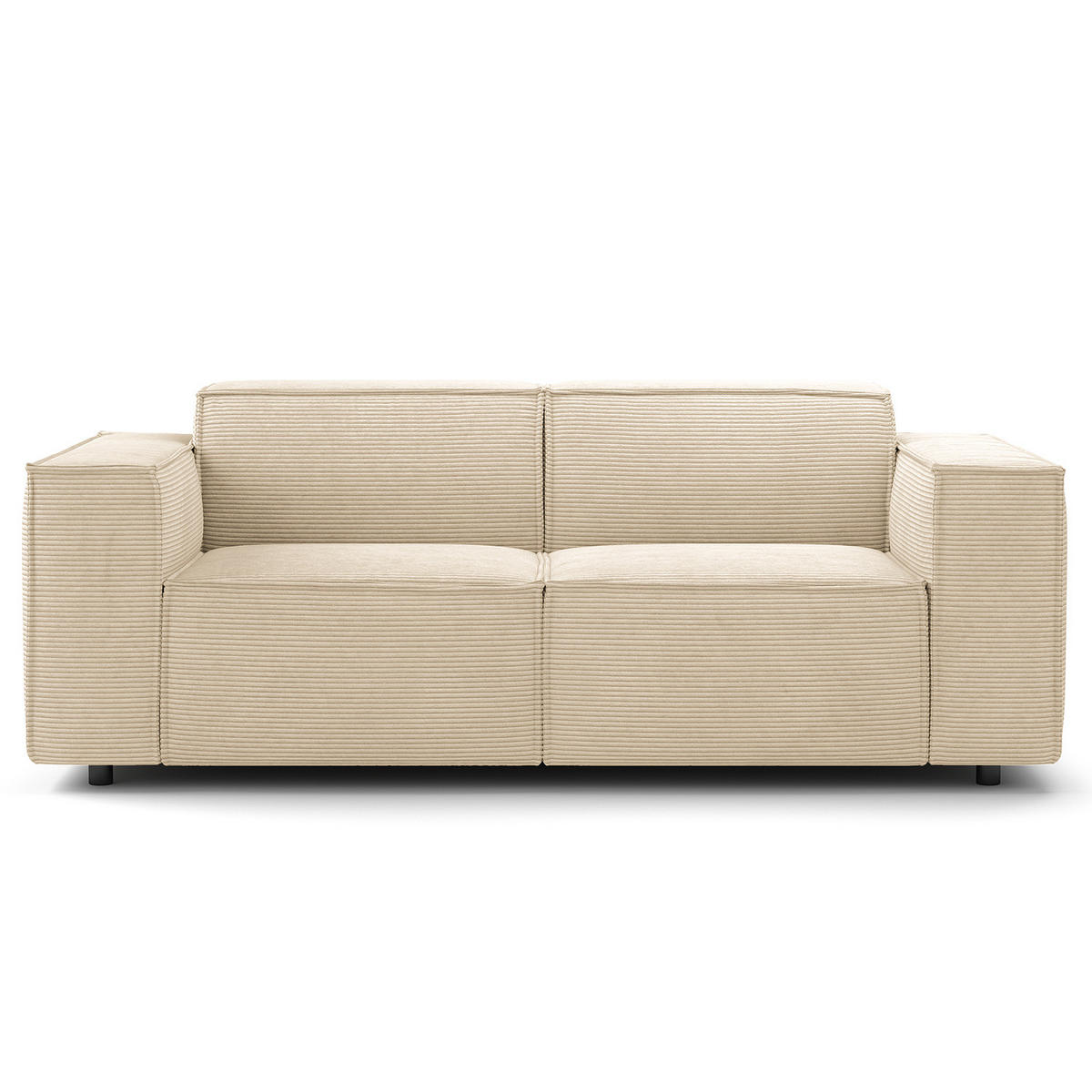 2-SITZER SOFA - Beige, Textil (189/70/96cm) - home24