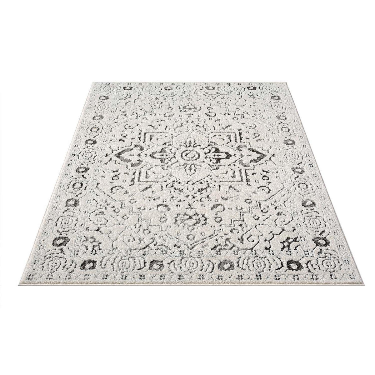KURZFLOR-TEPPICH Lounge 0638 Grau 120x170 cm - Grau, Textil (120/170cm) - carpet city