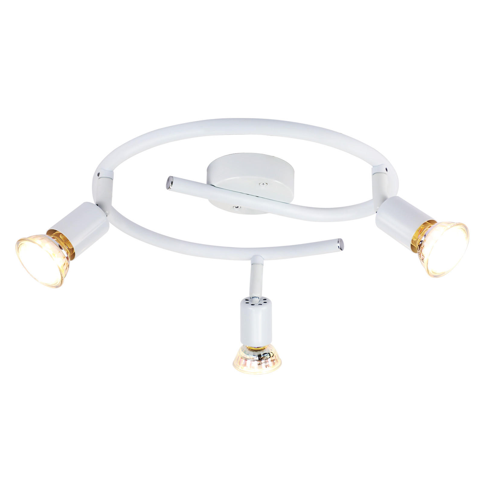 DECKENSTRAHLER Leuchtbrand 3.2/8/42 cm - Weiß, Metall (42/3.2/8cm) - ZMH