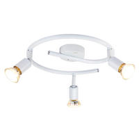 DECKENSTRAHLER Leuchtbrand 3.2/8/42 cm - Weiß, Metall (42/3.2/8cm) - ZMH