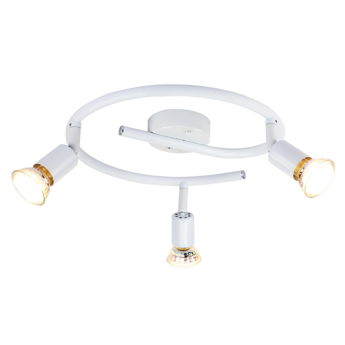 DECKENSTRAHLER Leuchtbrand 3.2/8/42 cm - Weiß, Metall (42/3.2/8cm) - ZMH