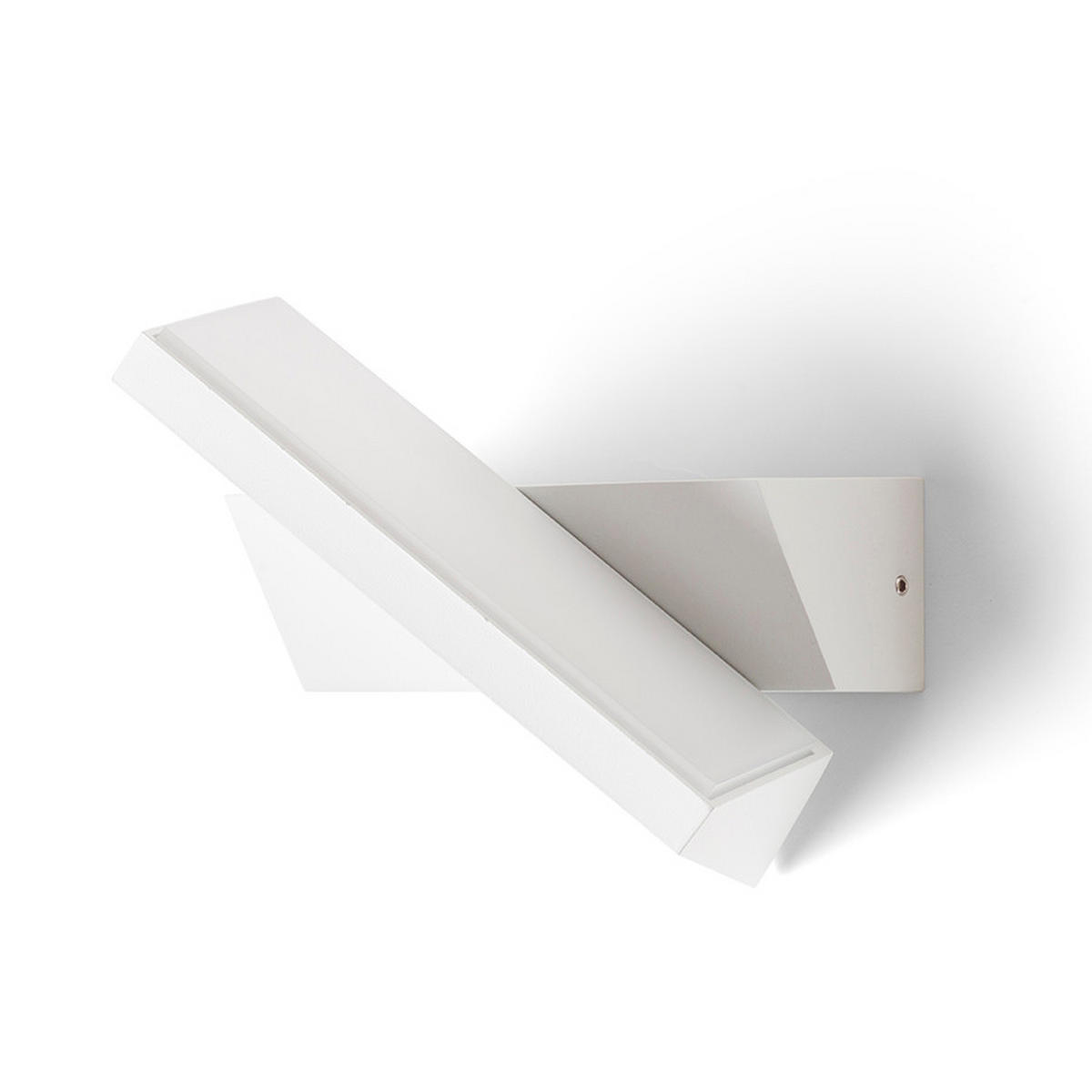 AUSSENLEUCHTE TWIST Weiß 12 W IP65 - Weiß, Metall (166/142/5cm) - Rendl