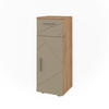 MIDISCHRANK Irma Goldkraft Eiche 30 x 81 cm - Honigeiche/Beige, Holzwerkstoff (30/81/30cm) - Vicco
