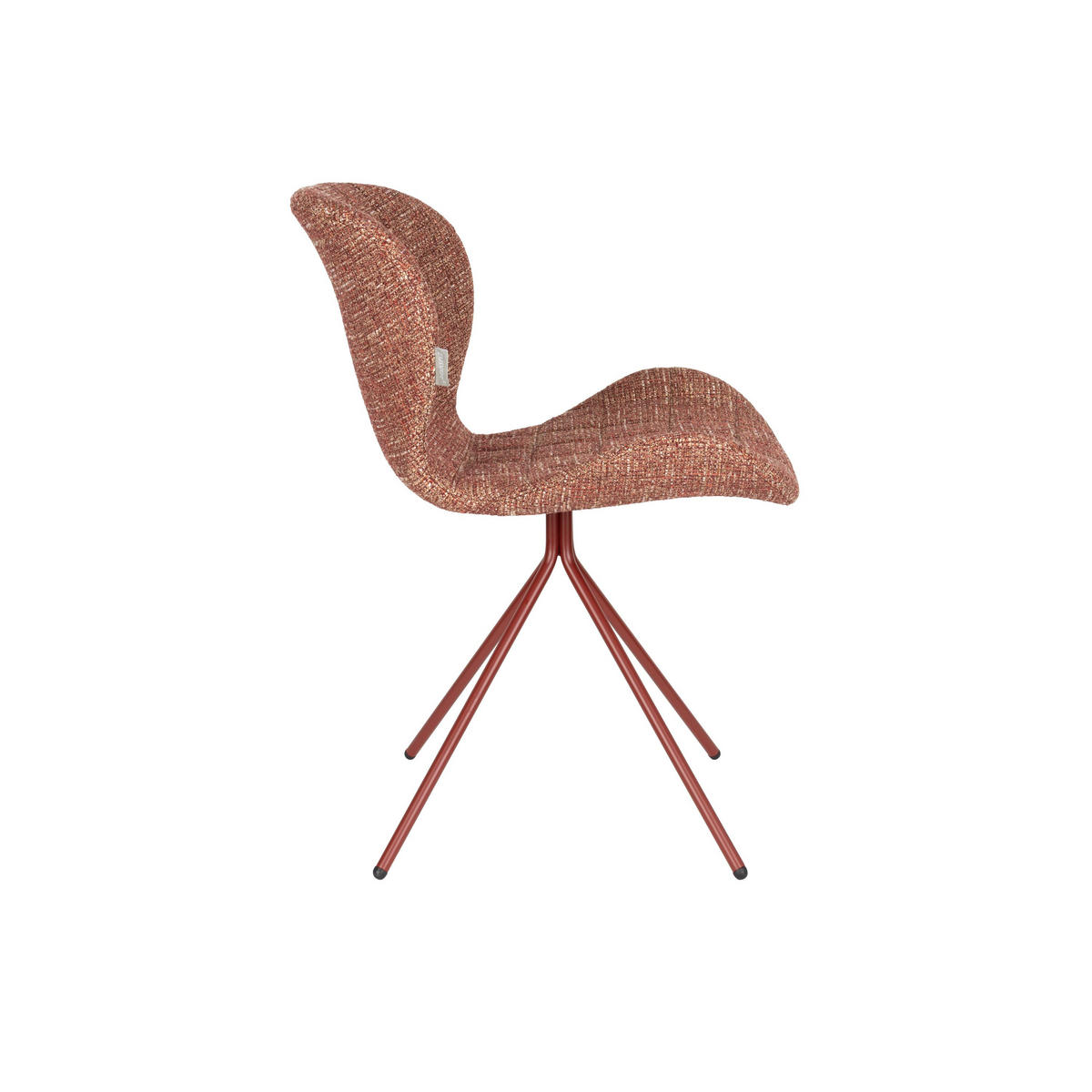 ESSZIMMERSTUHL OMG Rot - 2 er Set - Rot, Kunststoff (51/79/59cm) - Zuiver