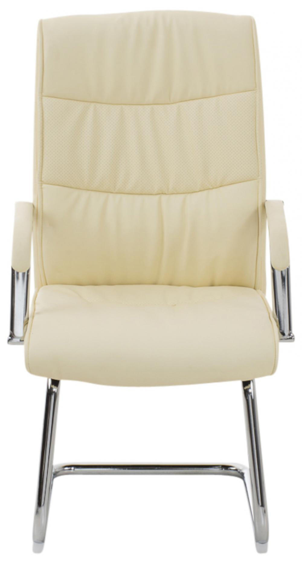 SCHWINGSTUHL 2er Set Lederlook creme - Creme, Textil/Metall (49/105/60cm) - CLP