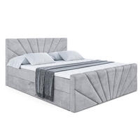 BOXBETT MILTIO-Z - 140x200 cm - H3 - Hellgrau - Hellgrau, Holzwerkstoff (140/200cm) - ALTDECOR