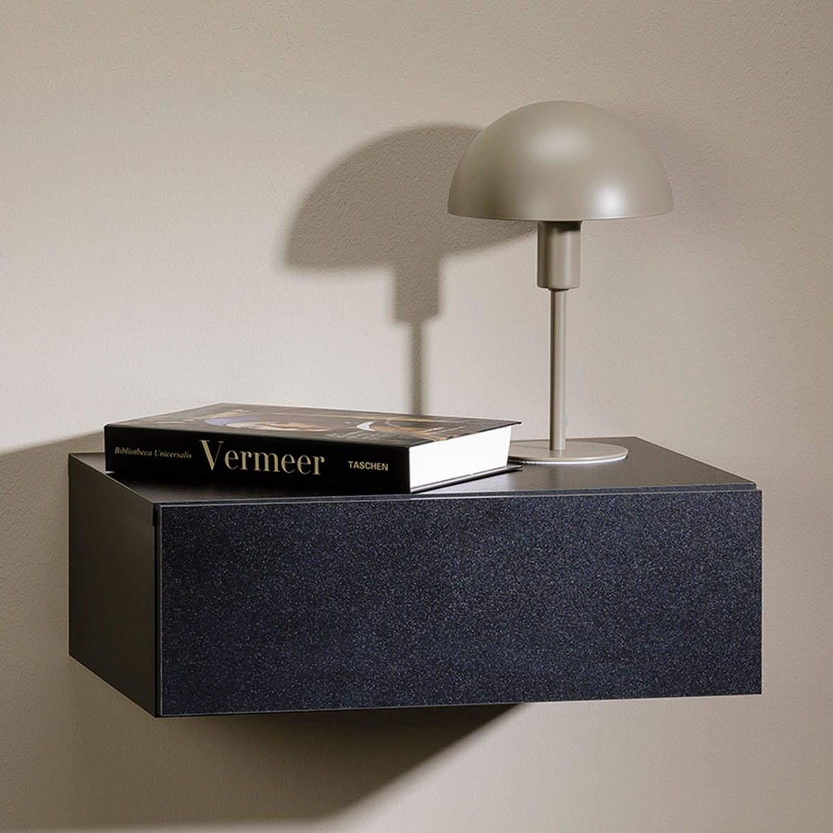 NACHTTISCH ANNE hängend - Schwarz, Holzwerkstoff (42/14/30cm) - CARO-Möbel