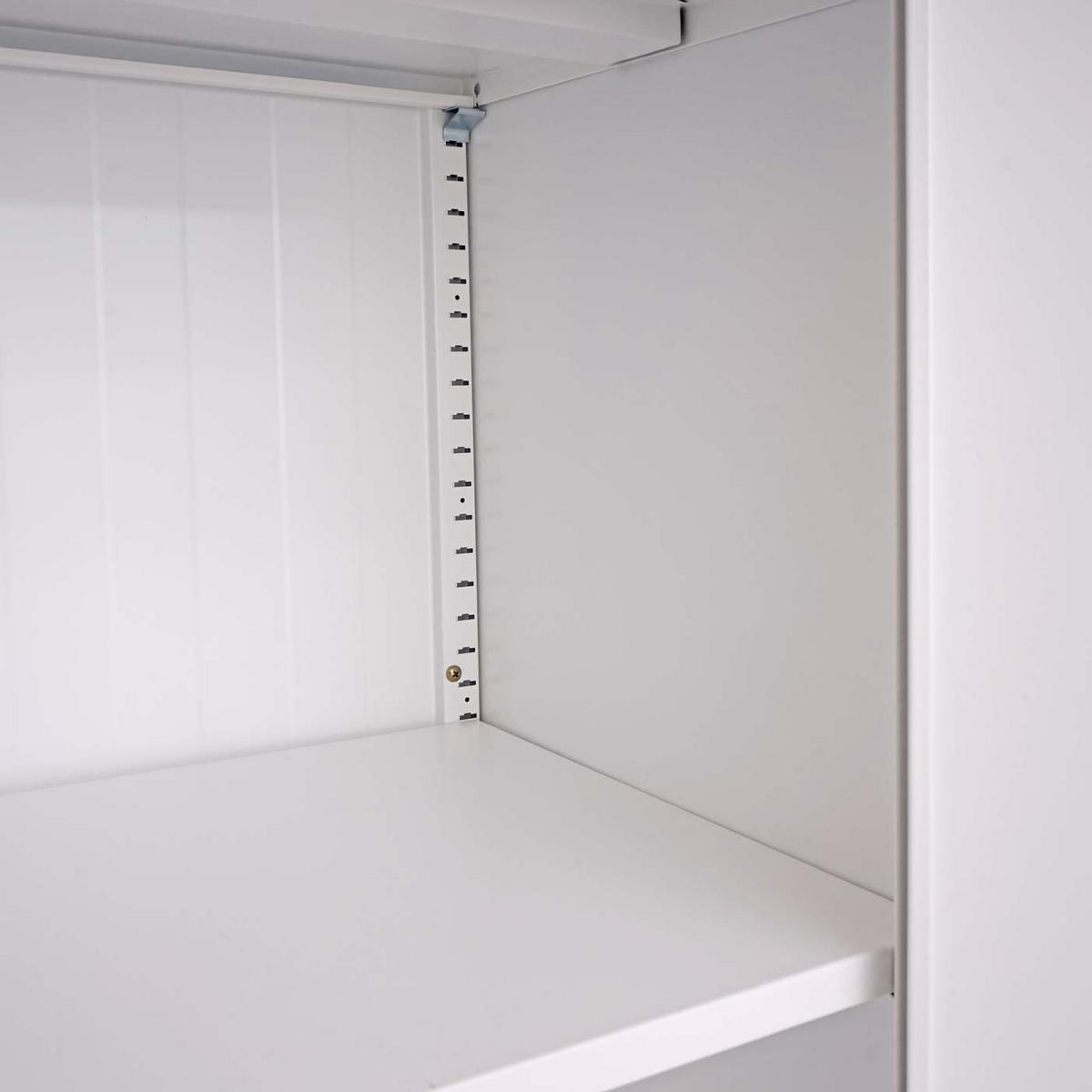 AKTENSCHRANK 185x90x40cm 2 Türen abschließbar Metall Weiß - Weiß, Metall (90/185/40cm) - PROREGAL