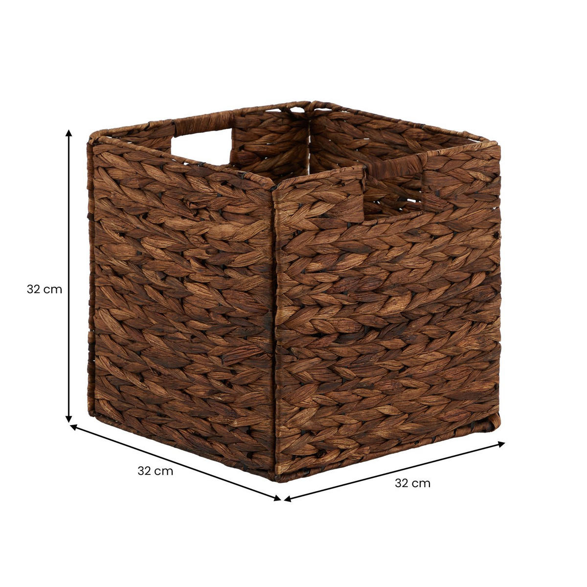 KORB CAO 2er-Set braun - Braun, Naturmaterialien (32/32/32cm) - CARO-Möbel