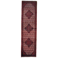 LÄUFER Orient handgeknüpft Assadabad Beige, Rot 301/83 cm Schurwolle - Beige/Rot, Textil (83/301cm) - Looma