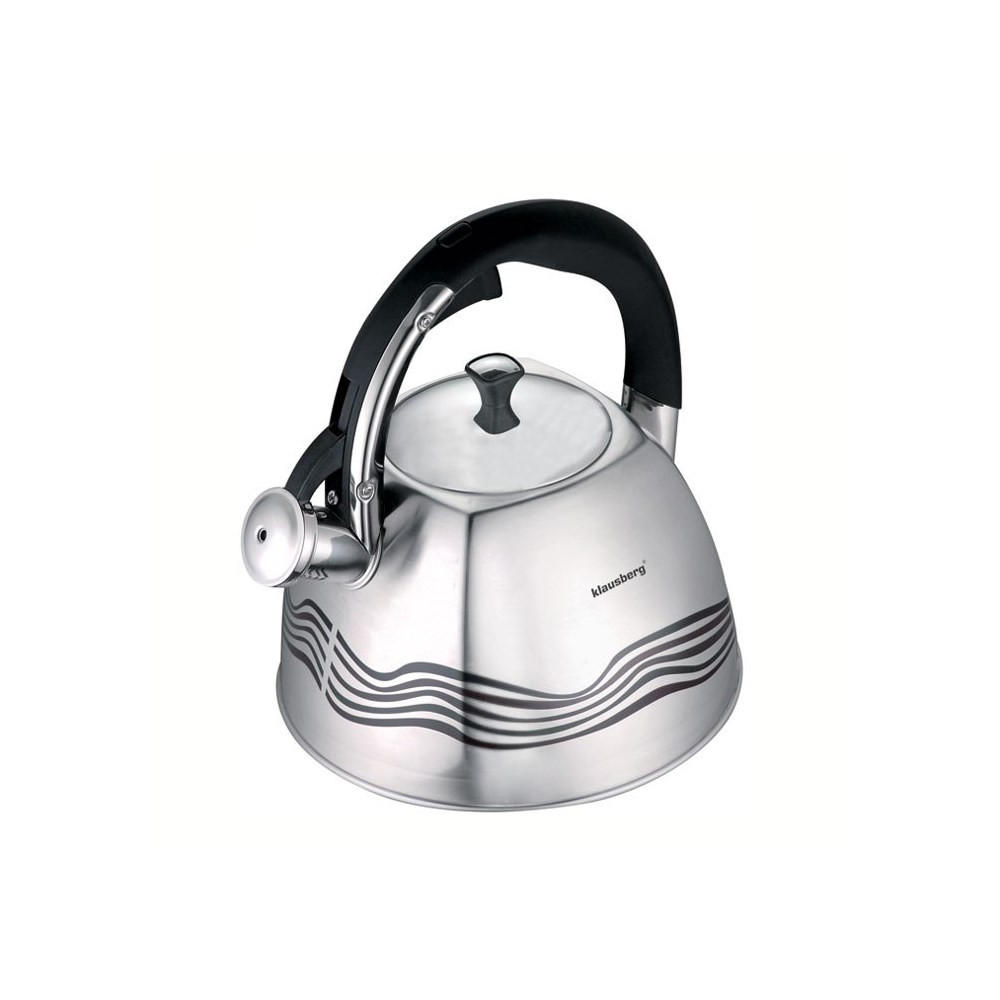 WASSERKESSEL Silber 24.5/16/14 cm KB7099 - Silberfarben, Metall (24.5cm) - Klausberg 