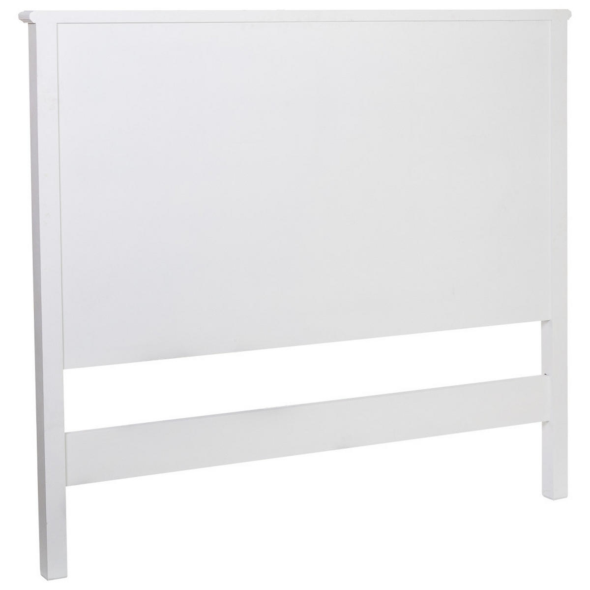 KOPFTEIL aus Holz, grau, 150x6x130cm - Weiß, Holz (150/130/6cm) - Wanderlust